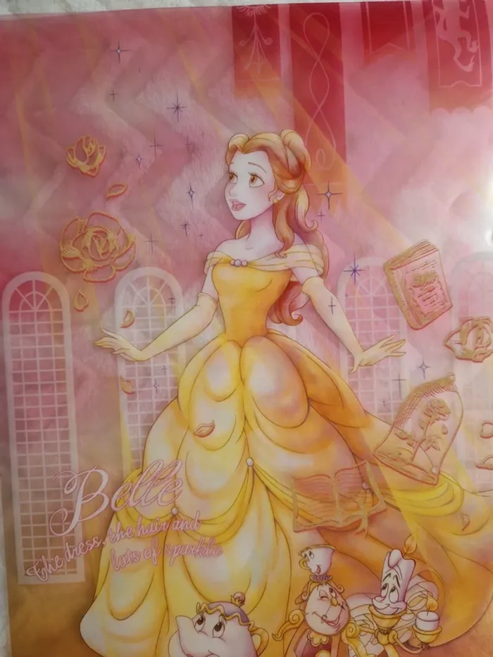 Porte documents Disney belle et la bête - photo numéro 3