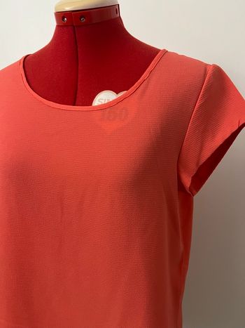 Blouse fluide manches courtes orange Only