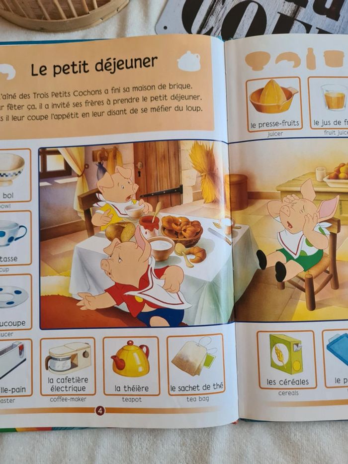 Livre mon premier imagier français anglais - photo numéro 4