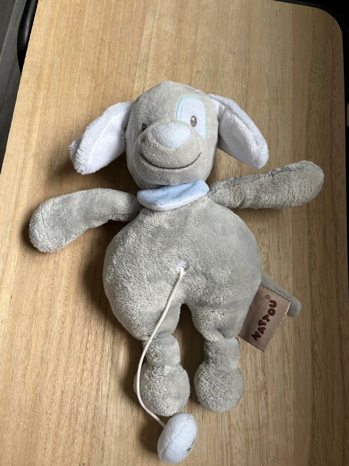 Peluche doudou musical sam et Toby Nattou