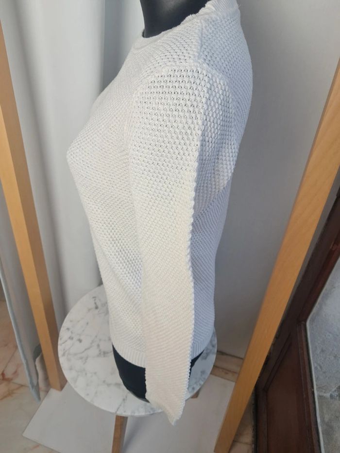 Vila pull blanc T.36/38 en tbe - photo numéro 7