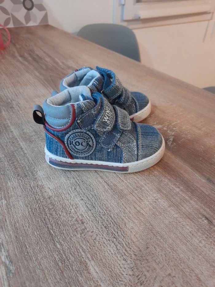 Chaussures effet jean