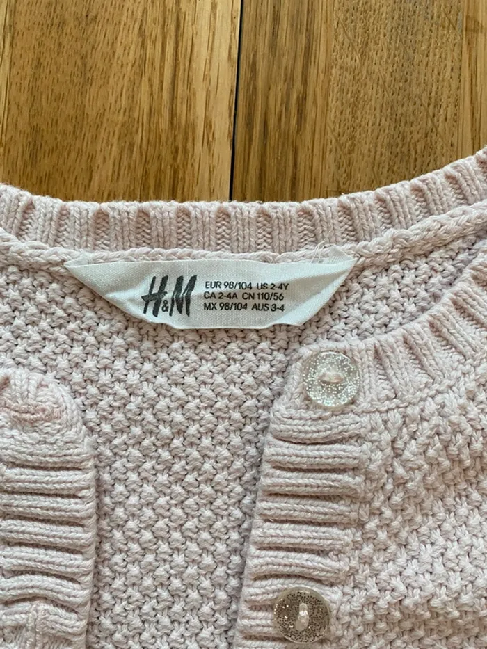 Gilet rose pâle - photo numéro 2