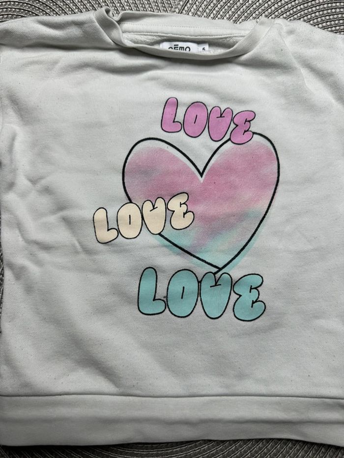Sweat-shirt fille 5 ans - photo numéro 2