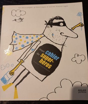 Livre mon cahier de super héros