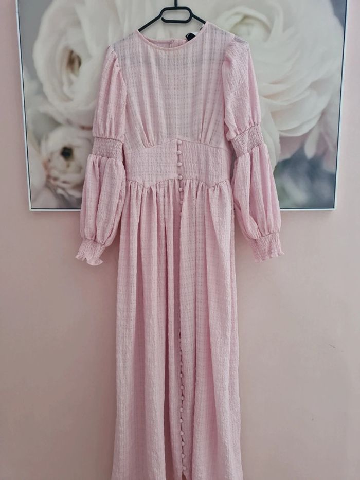 Longue robe rose