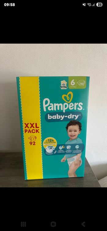 Couches pampers 