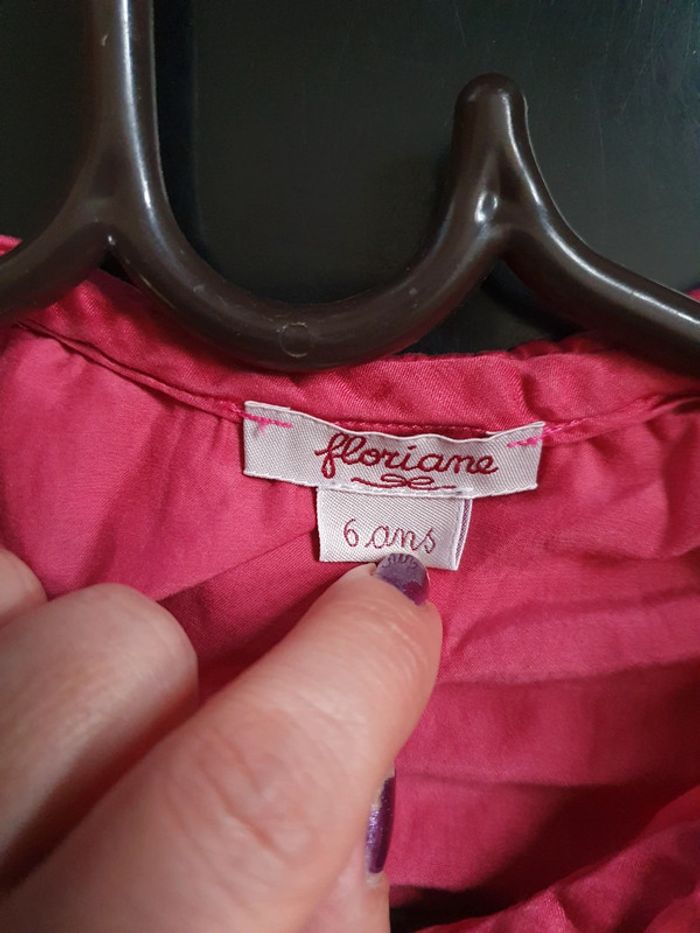 Chemise cache-coeur marque Floriane 6 ans - photo numéro 4