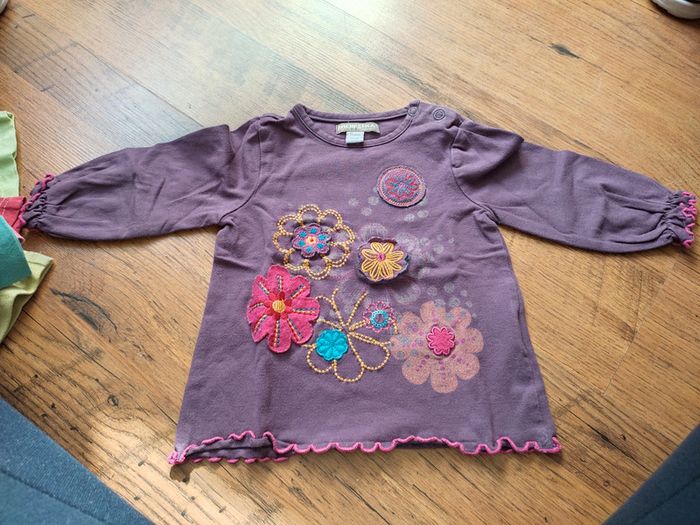 🌺 gros Lot de 14 tee shirts manches longues 6 mois🌺 - photo numéro 14