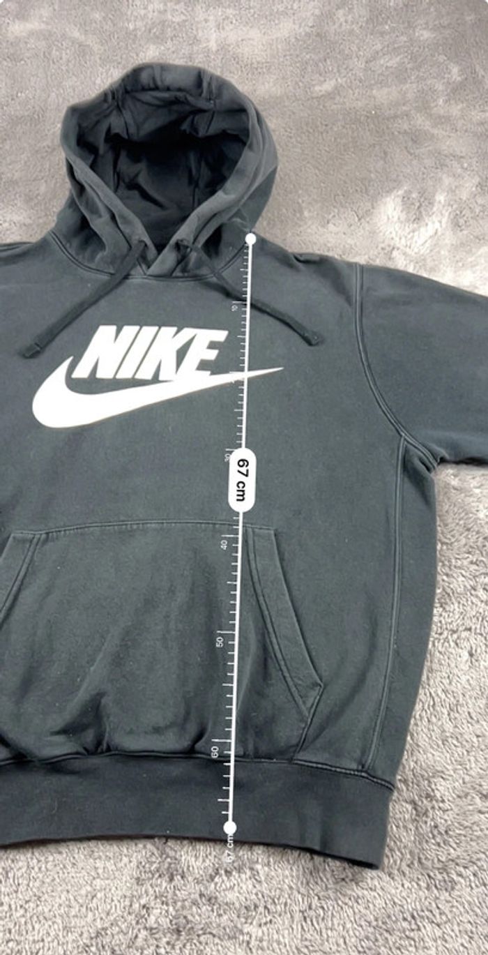 Nike Sweat à Capuche Noir Logo Blanc – Taille M Streetwear Homme - photo numéro 3