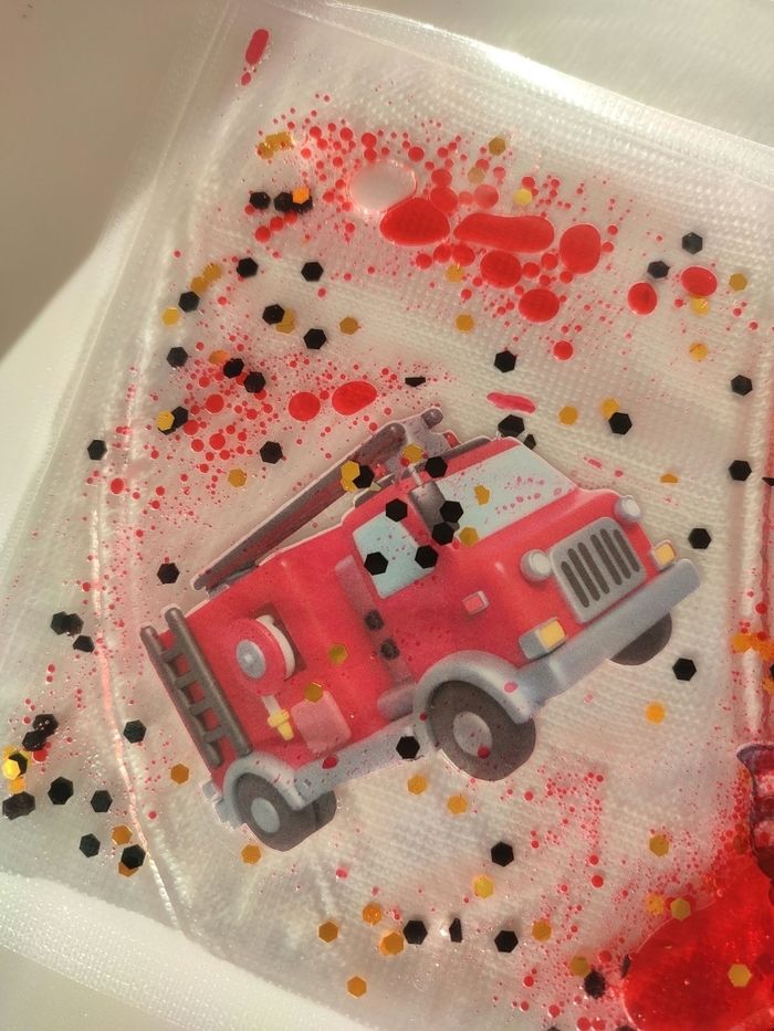 Pochette sensorielle Pompier 🚒 - photo numéro 4