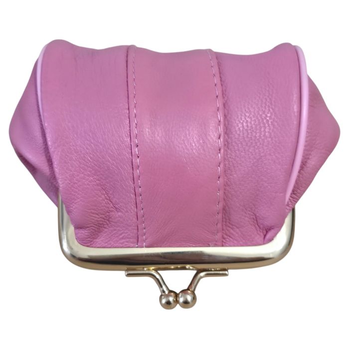 Petit porte-monnaie fermeture pression - Rose - photo numéro 5