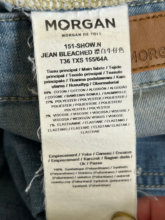 Short en jean Morgan taille 36 TBE (taille grand) - photo numéro 10