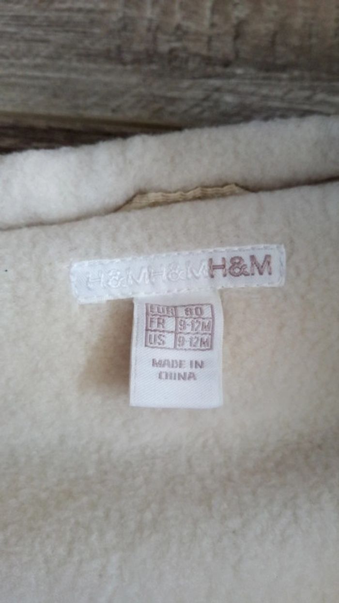doudoune sans manches H&M taille 9/12 mois - photo numéro 5