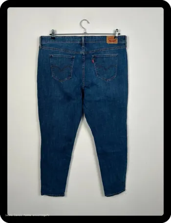 Jean Levi's Femme 711 Skinny Bleu | 22W FR52 | Très Bon État | BP93