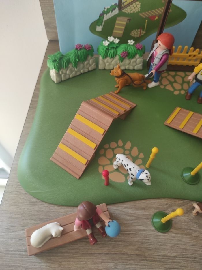 Playmobil agility éducation des chiens
