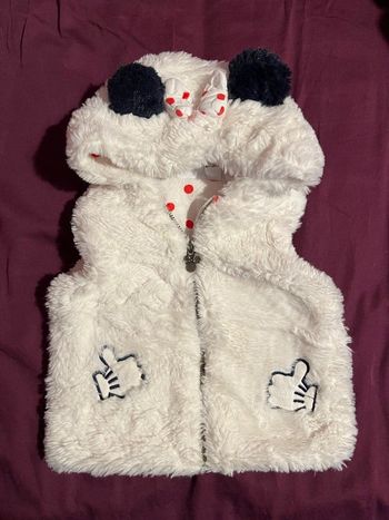 Veste à capuche sans manches Disney Minnie taille 6 mois
