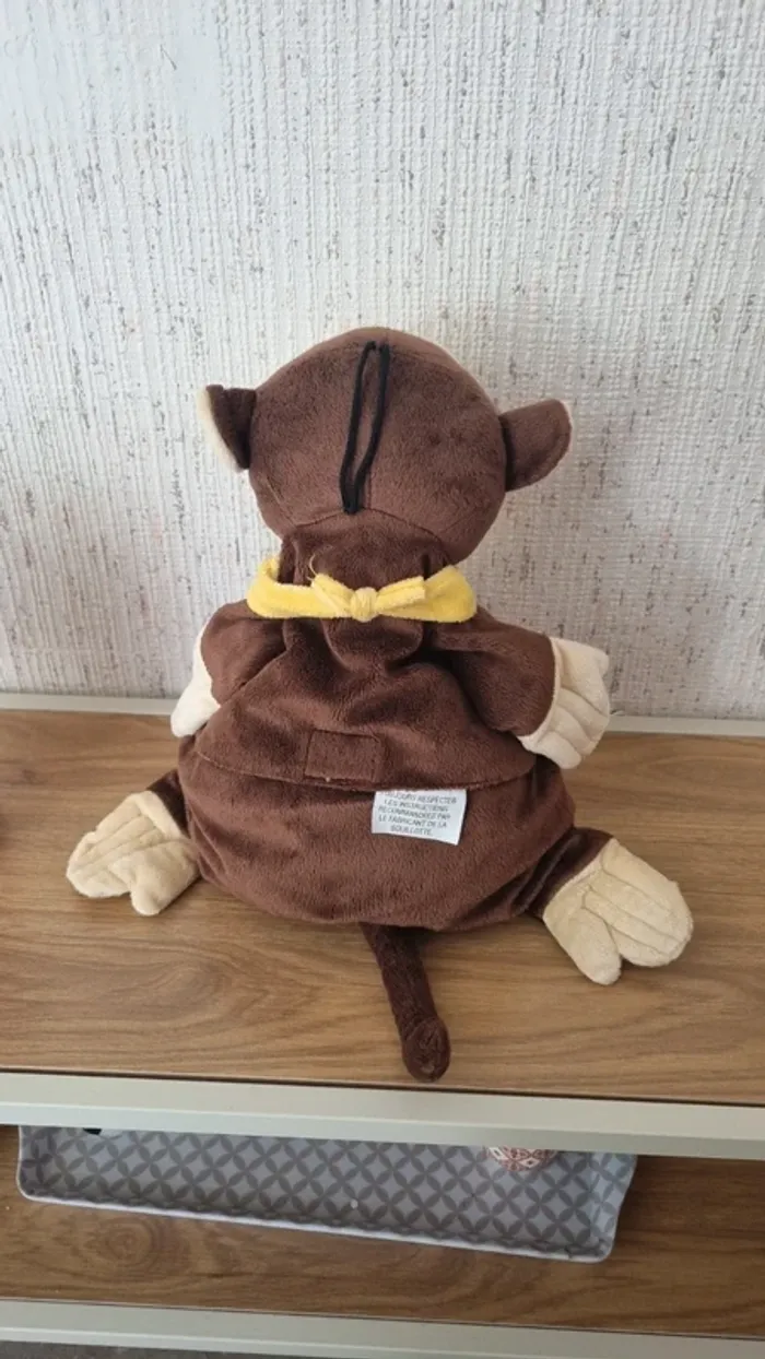 Peluche singe pour bouillotte - photo numéro 6
