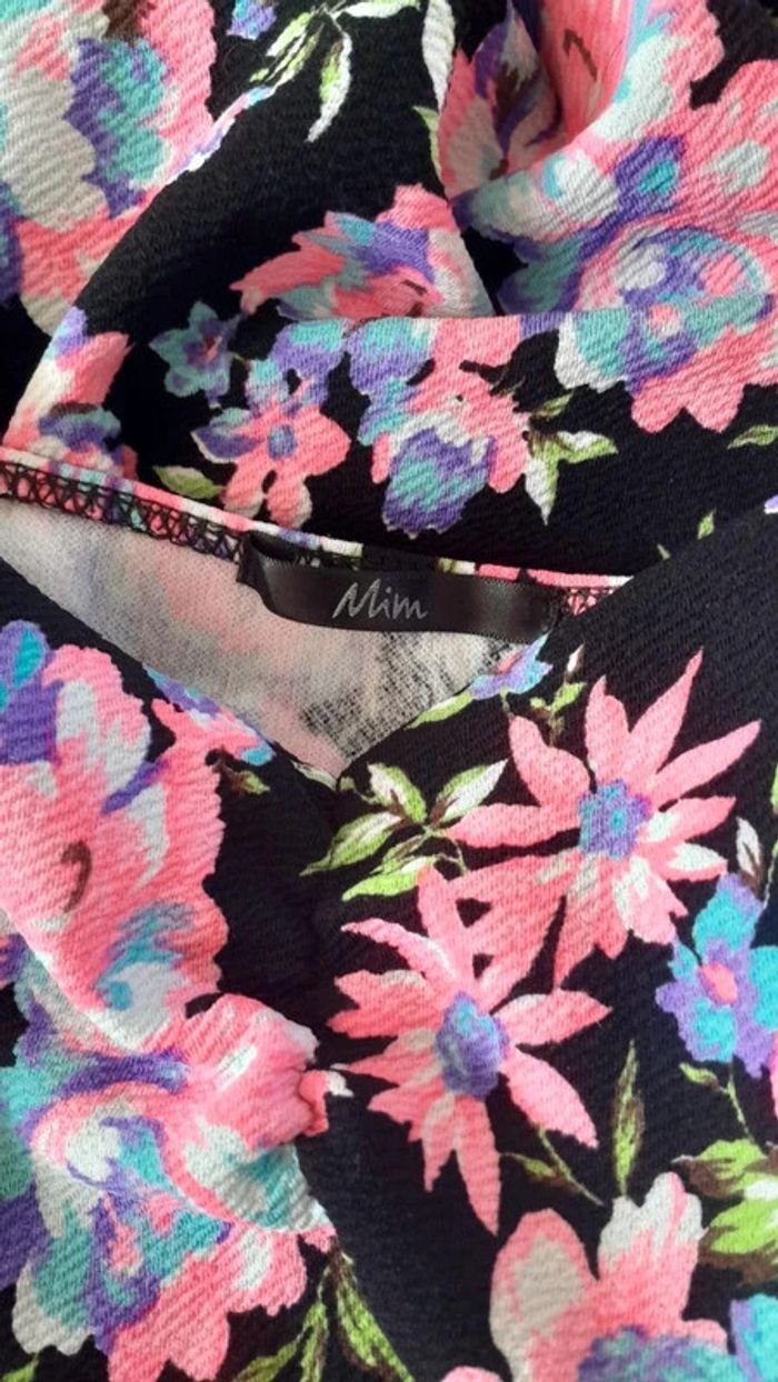 Robe rose et noir été - photo numéro 2