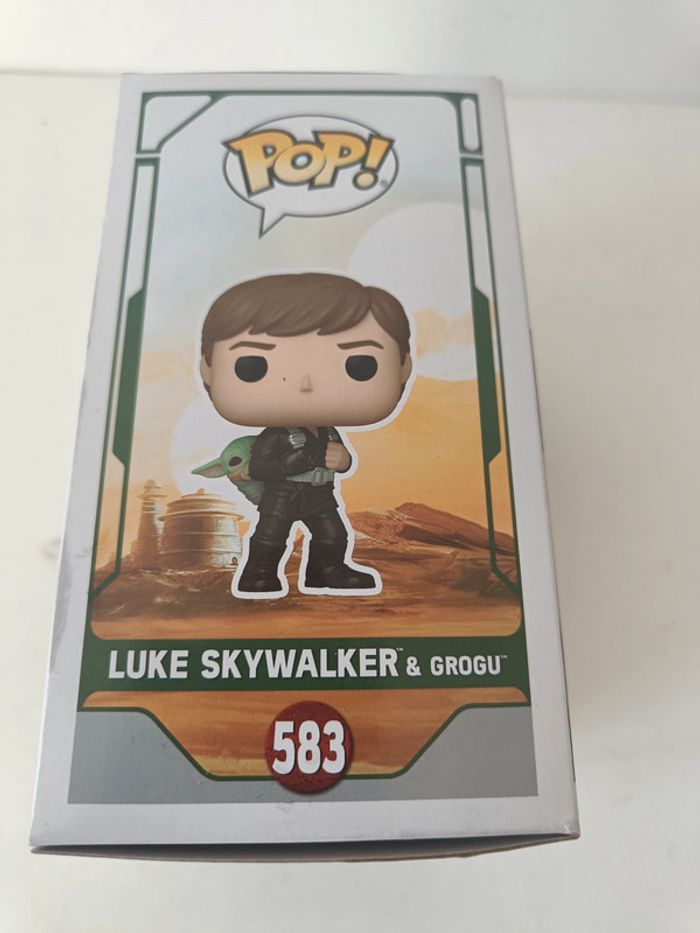 Funko Pop! Star Wars N° 583 Luke Skywalker & Grogu - photo numéro 4