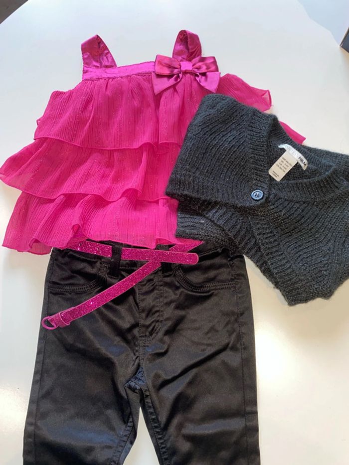 Ensemble H&M T. 12/18 mois