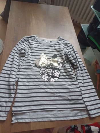 Pull fin minnie en sequin