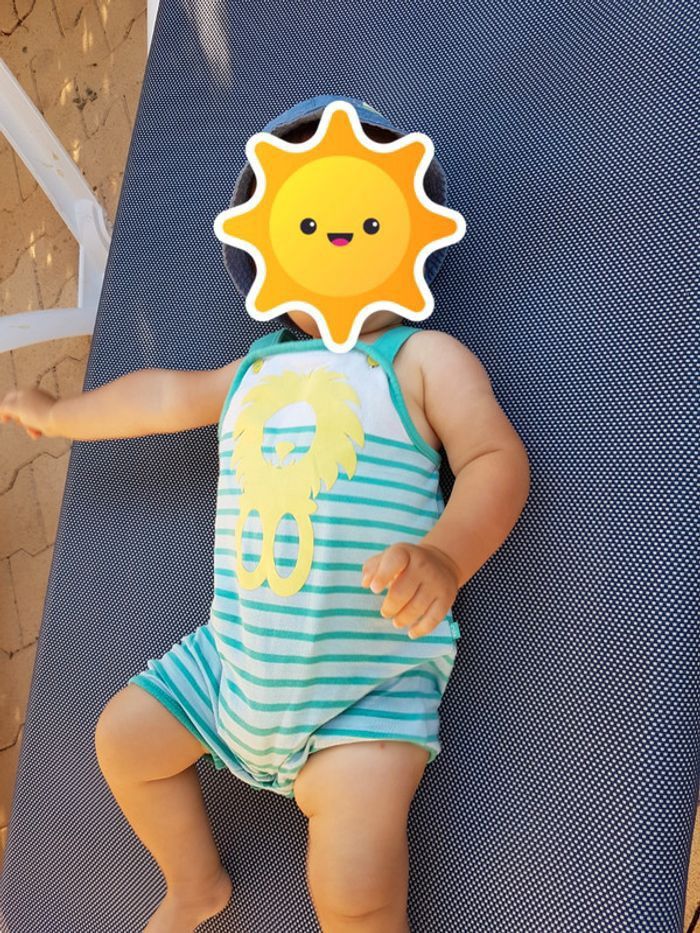 Combi short été plage 9 mois Okaïdi - photo numéro 2