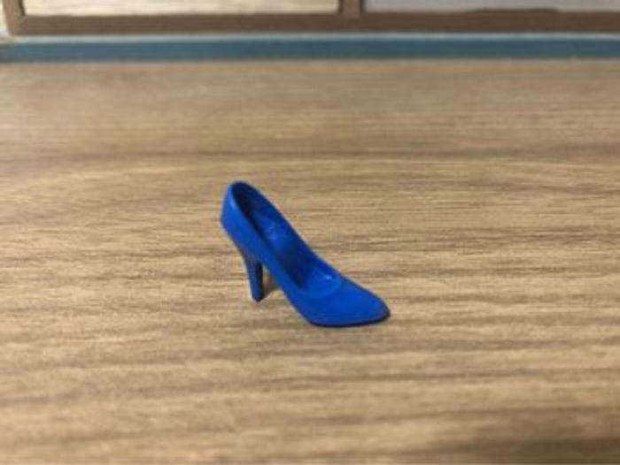 Lot 4 chaussures barbie jaune bleu mattel - photo numéro 5