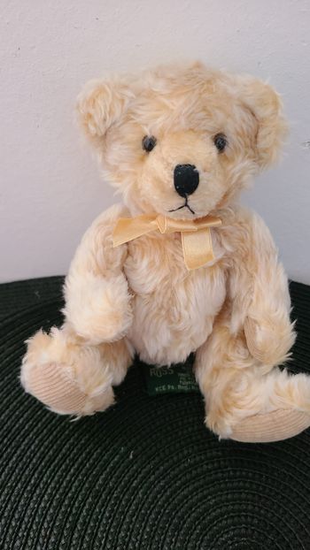 Ours en peluche doré Russ Berrie Cosgrove - peluche de collection vintage