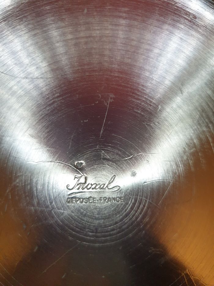 Seau à champagne en inox vintage années 80 19 cm - photo numéro 8