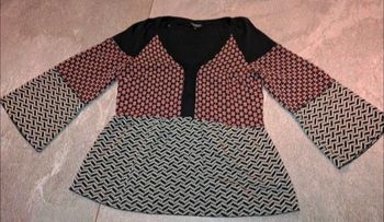 Blouse à manches 3/4 femme M 38 comme NEUVE Morgan