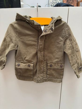Manteau veste kaki Zara taille 12-18 mois