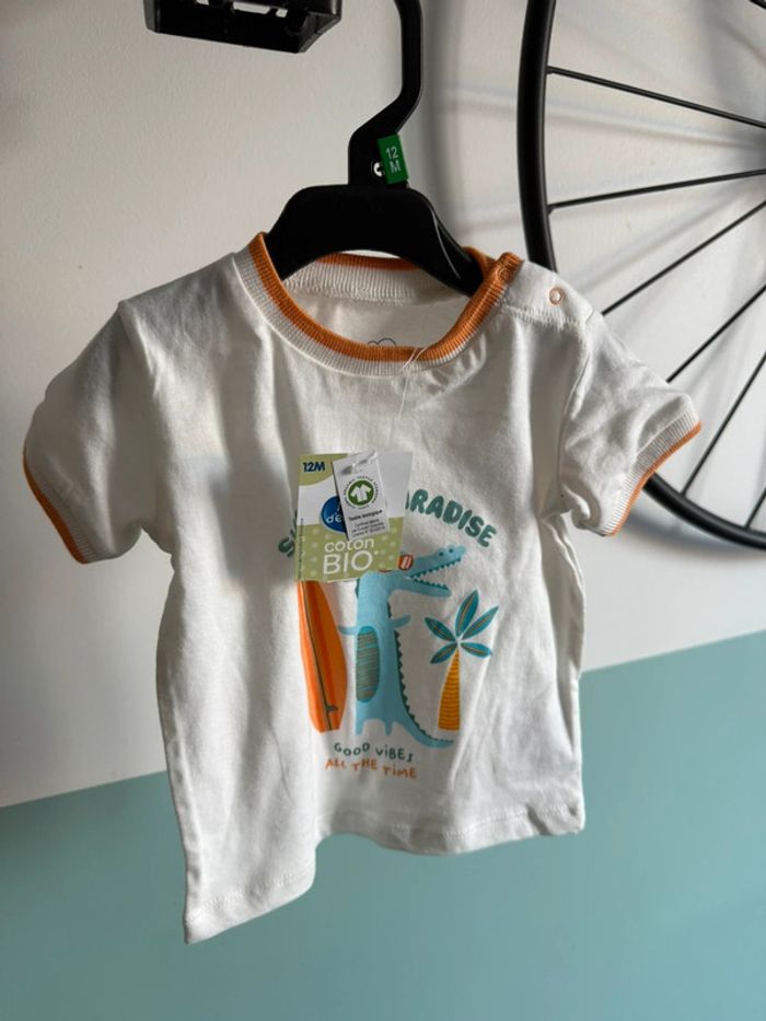 T-shirt manches courtes 12 mois - photo numéro 2