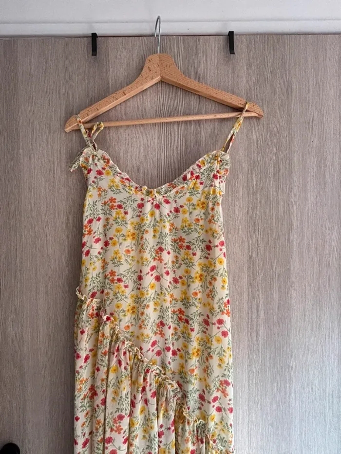 🌼 Robe longue fleurie – esprit bohème chic 🌼 T36/38 - photo numéro 2