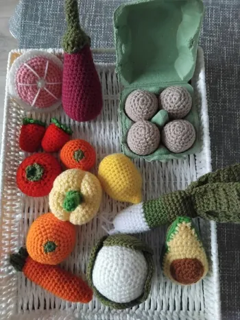 lot de dinette crochet