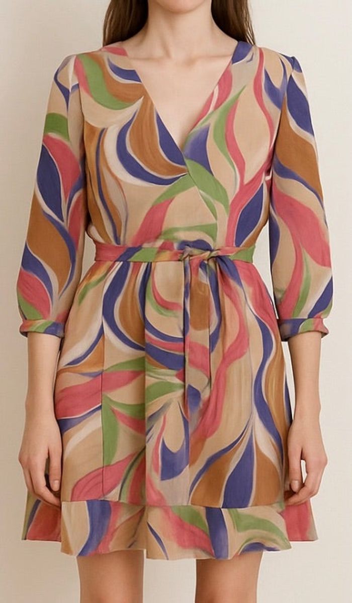 Belle robe multicolore 36