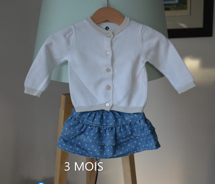 Ensemble jupe et gilet