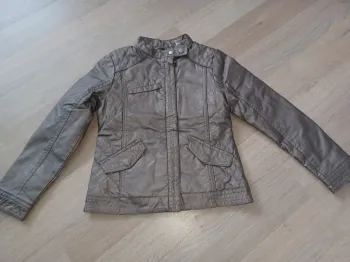 🌟 Superbe Veste Effet Cuir Irisé - Okaïdi 🌟