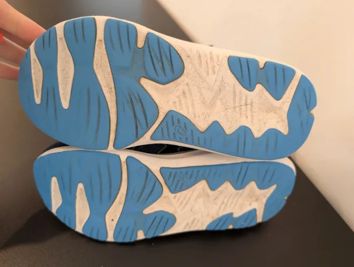 Basket bleu Asics - Taille : 32,5 - photo numéro 6