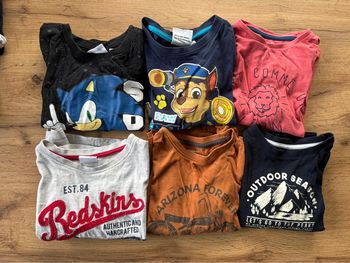 Lot de 6 tee shirts manches longues 5 ans