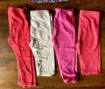 Lot de 4 leggings 18 mois, Obaïbi