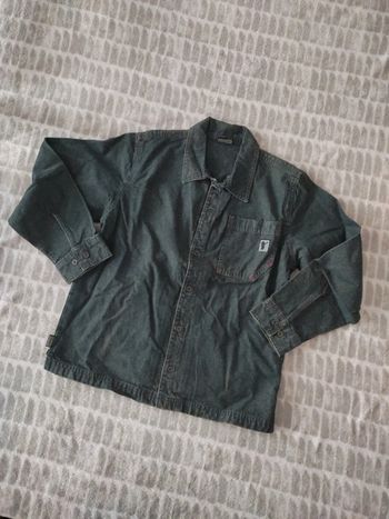 Veste chemise jeans bleu marine rétro vintage DDP 10 ans