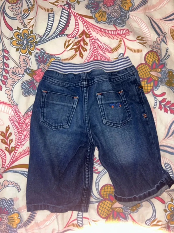 Short bermuda en jeans sergent major - photo numéro 3