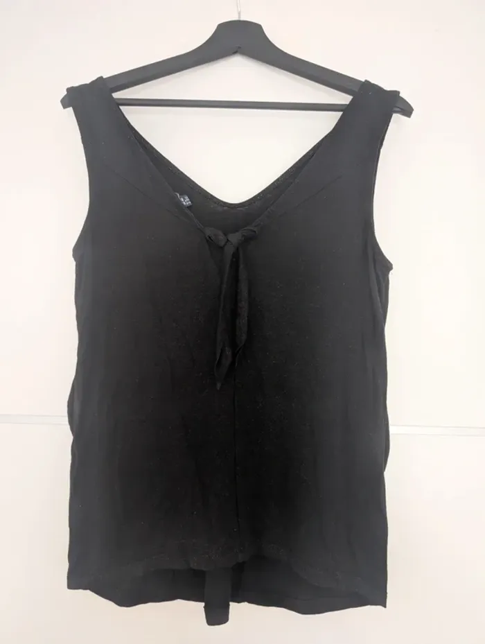 Débardeur noir paillettes taille 38/40 Kiabi - photo numéro 2