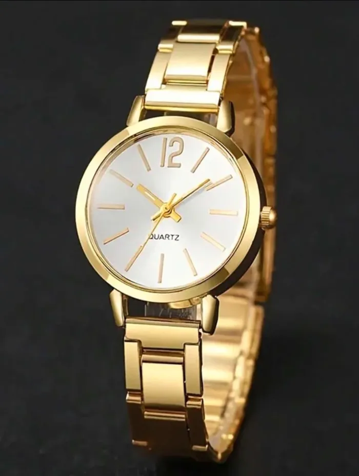 Montre à quartz en acier inoxydable