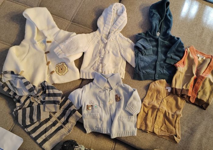 Lot vestes et gilets