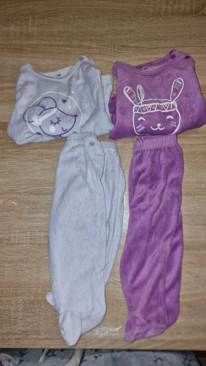 Lot 2 Pyjama 12 mois