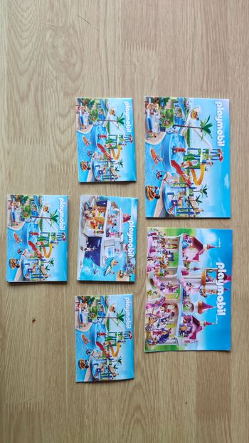 Lot flyers documents publicité gamme pièce détachée Playmobil #SPDF