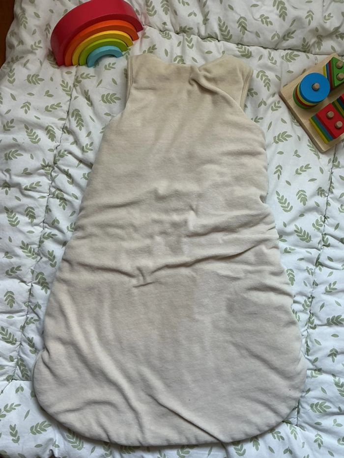 Gigoteuse hiver en velours beige kimbaloo taille 0/6 mois - photo numéro 5