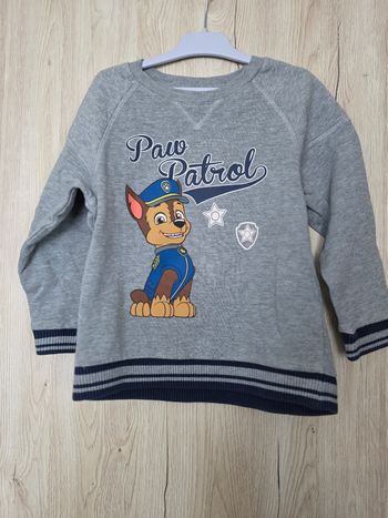 PULL GARÇON NICKELEDEON GRIS PAW PATROL CHASE 6ANS